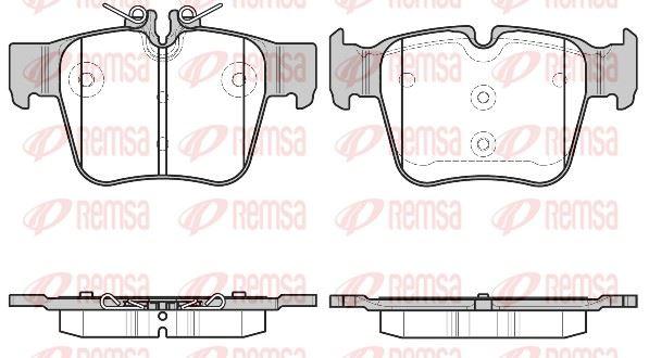 REMSA 1697.00 Brake Pad — Brake Pads