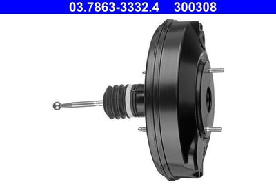 ATE 03.7863-3332.4 Brake Servosu VW Golf/Scirocco III/Audi A3/Leon/Octavia/Jetta/Eos — Brake Hydraulics