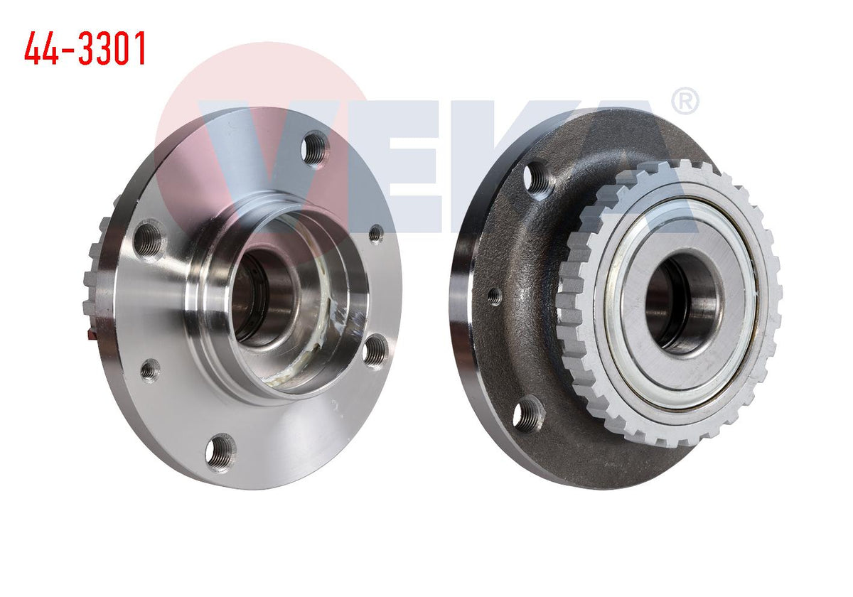Veka 44-3301 Wheel Hub Left-Right Rear with Bearing Peugeot Partner (5 — Hub Assemblies