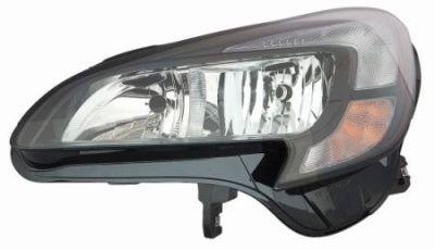 Depo 442-1186RMLDEM2 Front Headlight Right with Motor Black Opel Corsa E 14-15- — Headlights