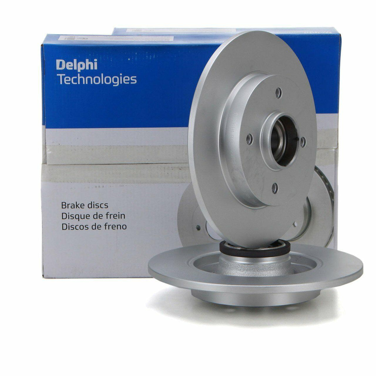 Delphi Rear Brake Disc Kit - Compatibility for Peugeot 2008 — Brake Rotors & Drums