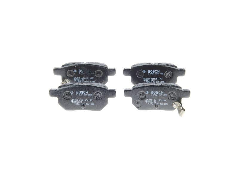 Bosch 0986494328 Brake Pad Rear 07-Corolla-Auris Gasoline Toyota Corolla Auris Yaris 07-12 — Brake Pads