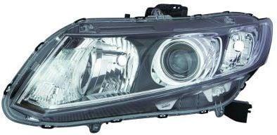 depo left headlight for honda civic black, honda civic 2011 left headlight installation, front view of depo headlight for honda civic DEPO Left Headlight - Black for Honda Civic 2011 | Model 117-1110L-LEMN2 DEPO Left Headlight for Honda Civic 2011 - Black depo, honda-civic, left-headlight, car-parts, automotive-lighting, replacement-headlight, black-headlight, car-owners, ai-generated, vehicle-accessories