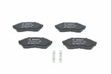 BOSCH Front Brake Pad Set 0986424610 - Low Metallic, ECE-R90 Certification — Brake Pads
