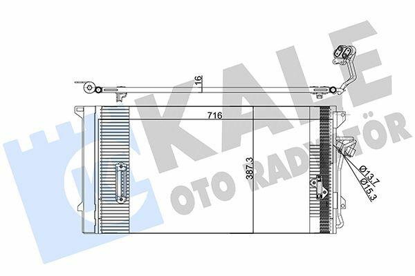 Kale Climate Radiator 382100 - Audi Q7 06-15, Porsche Cayenne 02-10, Touareg 02-10 — Radiators & Fans