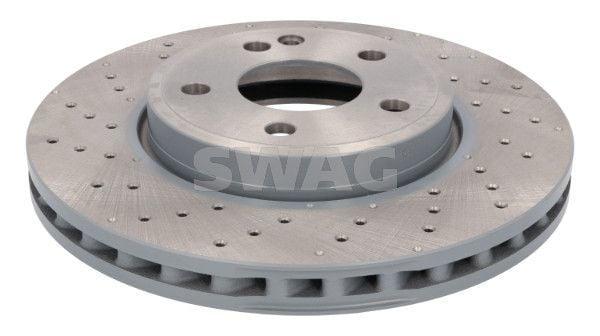 SWAG Front Brake Disc 10944188 - High Carbon, 2-Piece Set — Brake Rotors & Drums