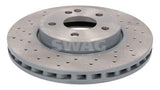 SWAG Front Brake Disc 10944188 - High Carbon, 2-Piece Set — Brake Rotors & Drums