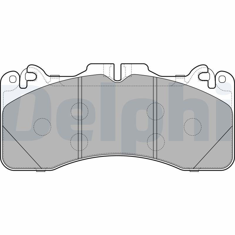 Delphi LP2760 Brake Pad — Brake Pads