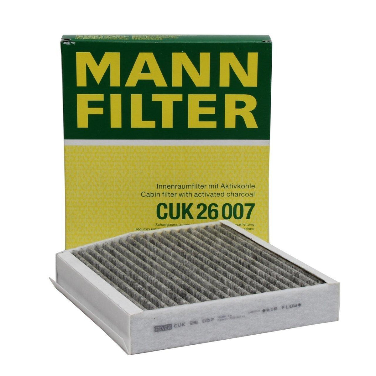 Mann CUK26007 Mercedes W176/W246/C117/X156/W242/W117 with Carbon Cabin Air Filter — Air & Cabin Filters