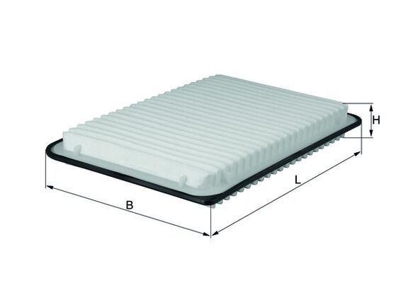 Mahle LX1921 Air Filter Mazda 3 (Bk, Bl) Mazda 2 (De) 1.3/1.5 08-14 1.6 03-13 — Air & Cabin Filters