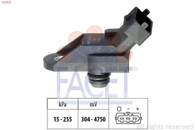 Facet 10.3014 Map Sensor Opel Astra G /Vectra B /Zafira A Y20dth /X20dth — Engine Management Sensors