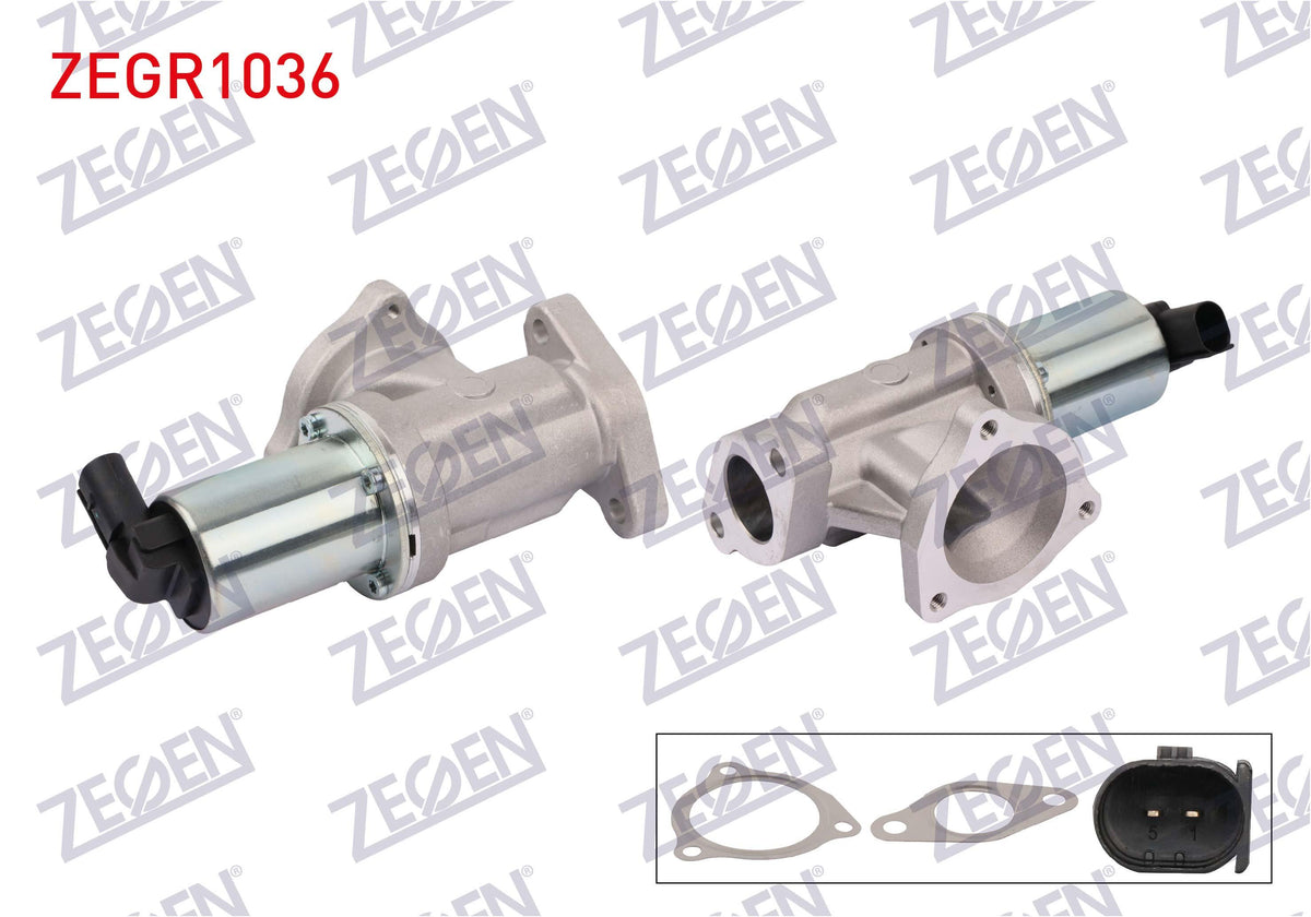 Zegen ZEGR1036 EGR Valve Hyundai Tucson 2.0 CRDi 2004-2010 / i30 2.0 CRDi 2007-2011 / Santa Fe 2.0-2.2 CRD — Emission Control