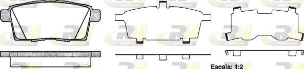 ROADHOUSE 21268.00 Brake Pad Cx 7 Er 09 07 — Brake Pads
