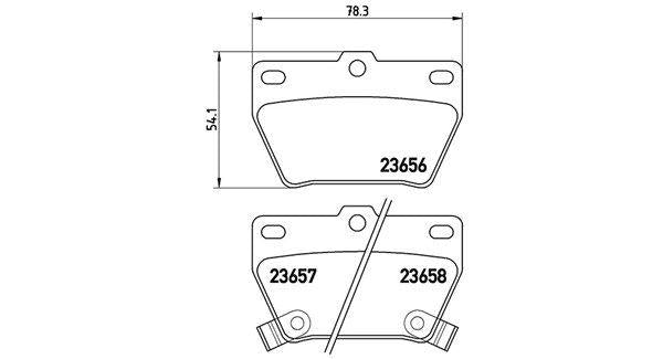 Magneti Marelli 363700483057 Brembo Brake Pad Tiggo Front & Rear — Brake Pads