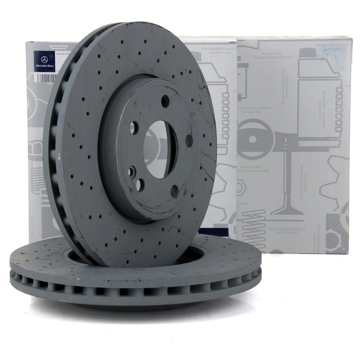 Mercedes-Benz CLA 180 CDI Front Brake Disc Set for Mercedes — Brake Rotors & Drums
