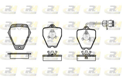 ROADHOUSE 2508.12 Brake Pad 100 4A. C4 12 90-06 94 — Brake Pads