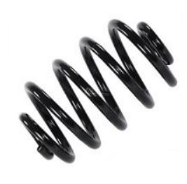 Borsan Rear Spring Set Compatible with Renault Clio 4 — Shocks & Struts