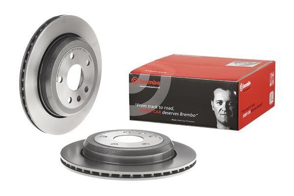 Brembo 09.N235.21 Brake Disc Rear UV Coated Jeep — Brake Rotors & Drums