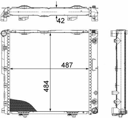mahle motor radiator model cr291000s for mercedes benz, MAHLE radiator with climate control for W124 S124 C124 A124 MAHLE Motor Radiator (Climate Control) - W124 93-95, S124 93-96, C124 93-97, A124 93-98 | Model CR291000S MAHLE Motor Radiator with Climate Control - W124 93-95 mahle, motor-radiator, car-parts, mercedes-benz, vehicle-maintenance, climate-control, w124, s124, c124, ai-generated