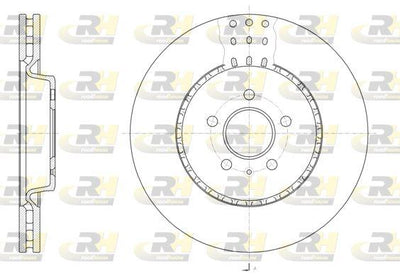 ROADHOUSE 61493.10 Brake Disc A4 Berlina 8K2 Avant 8K5 11 07 — Brake Rotors & Drums