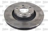 VALEO 197052 Front Brake Disc - Aerated Design for Audi A6 2.0 TDI/TFSI — Brake Rotors & Drums