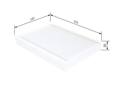 Bosch 1987432272 Cabin Air Filter VW Up/Seat Mii/Skoda Citigo 1.0 11- — Air & Cabin Filters