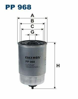 FILTRON PP968 Diesel Fuel Filter — Fuel Delivery