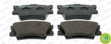 FERODO FDB1892 Rear Brake Pad - Compatible with RAV4 III (06-11) & Camry (06-11) — Brake Pads
