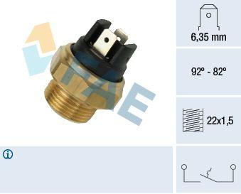 FAE 37320 Fan Switch R9-R11 P204-P304-P504-P505-J9 92°C-82°C