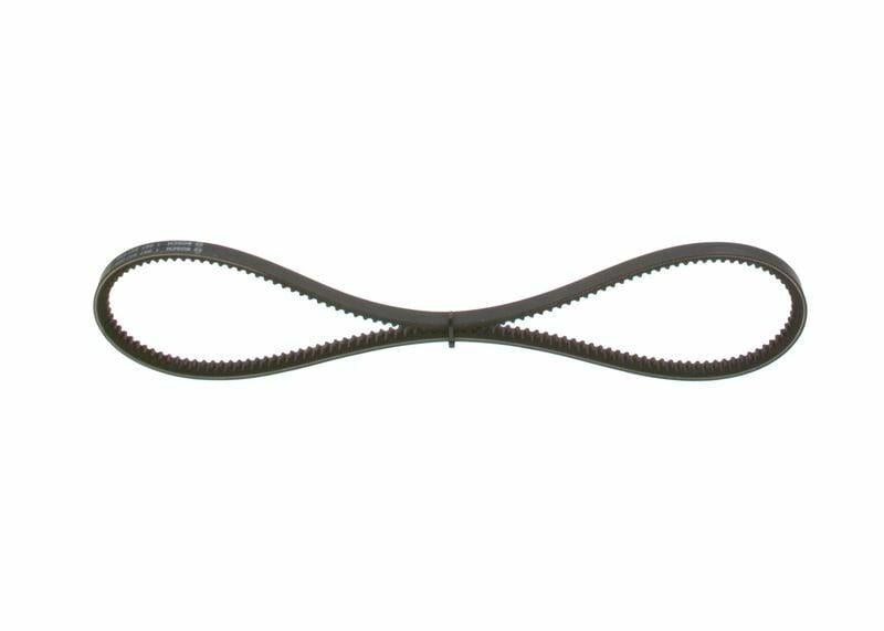 bosch alternator belt 13mm x 1050mm, bosch v-belt close-up, car alternator belt installation BOSCH Alternator Belt - 13mm Width, 1050mm Length | Ideal for Car Owners and Mechanics BOSCH Alternator Belt - 13mm x 1050mm bosch, alternator-belt, car-parts, v-belt, mechanics, car-owners, automotive, replacement-belt, quality, ai-generated