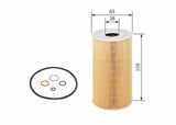 BOSCH Oil Filter 1457429139 - Fits BMW E36, E34-E39, E38 — Oil Filters