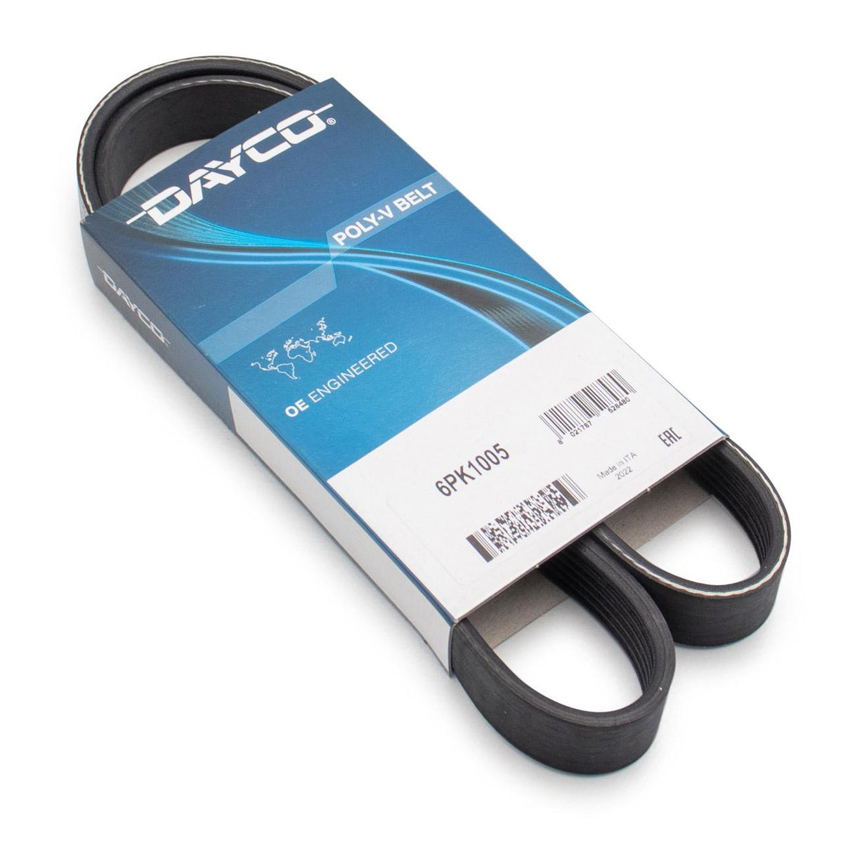 DAYCO 6PK1005 Serpentine Belt - Durable 6-Rib Design — Belts