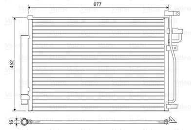 Valeo 814166 A/C Condenser Antara Captiva 2.4 3.0 3.2 06+ — Condensers & Evaporators