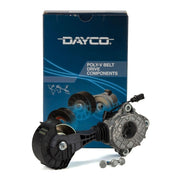 dayco electric v belt tensioner for bmw f30, bmw f30 tensioner installed view, dayco product packaging for bmw parts Dayco Electric V Belt Tensioner - Compatible for BMW F30 320i | Durable Replacement Dayco Electric V Belt Tensioner for BMW F30 - Compatible Parts dayco, electric-v-belt-tensioner, bmw-f30, bmw-parts, car-maintenance, replacement-parts, auto-repair, car-owners, mechanics, ai-generated