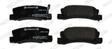 FERODO FDB848 Rear Brake Pad for Toyota Avensis — Brake Pads