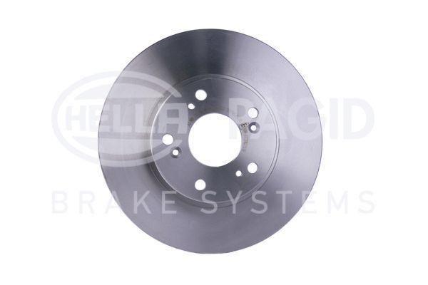 HELLA Pagid Disc Brake Front Ventilated for Honda Civic 2007-2011 and CR-V 2002-2006 — Brake Rotors & Drums