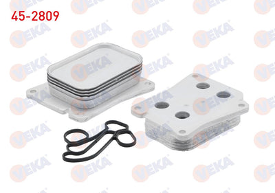 Veka 45-2809 Oil Cooler (with Gasket) Mercedes (W203, W204 and 3 more models — Oil System