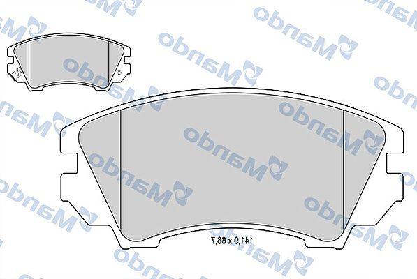 Mando MBF015254 Insignia 08> / Cascada 13> 17 Rim Front Brake Pad
