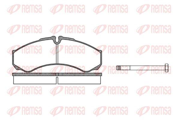 REMSA 0651.00 Brake Pad Daily II 05 99-04 06 — Brake Pads