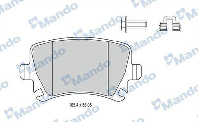 Mando MBF015194 Rear Brake Pad Set 2.12 lb — Brake Pads