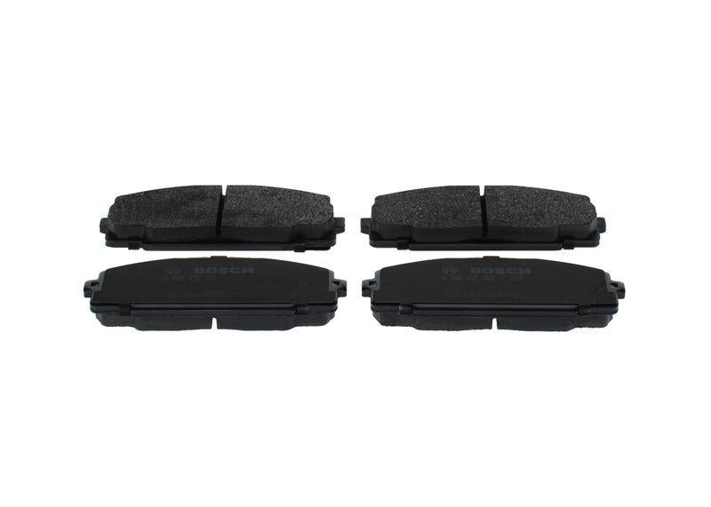 BOSCH 0986495058 Front Brake Pads for Hiace III & IV Buses - Low-Metallic Material