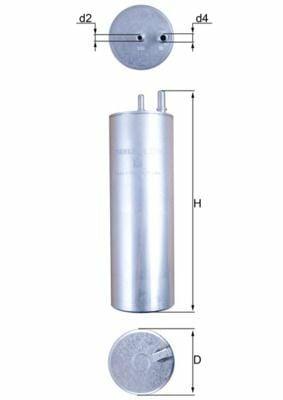 MAHLE KL229-5 Fuel Filter - 15-T6 2.0Tdi — Fuel Delivery