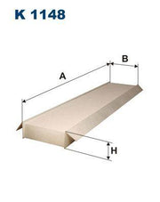 filtron k1148 pollen filter for ford mondeo, filtron k1148 pollen filter details, active carbon version of filtron k1148 FILTRON K1148 Pollen Filter - Cabin Air Quality for 01-08 Ford Mondeo | 20.08 in x 3.39 in x 1.34 in FILTRON K1148 Pollen Filter for 01-08 Mondeo filtron-k1148, pollen-filter, cabin-air-filter, ford-mondeo, car-maintenance, driving-accessories, car-owners, drivers, ai-generated, auto-parts
