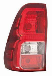 depo right stop lamp for toyota hilux, toyota hilux 2015 stop lamp close-up, depo lamp installed on toyota hilux DEPO Right Stop Lamp for Toyota Hilux 2015 - PY21W, P21W, P21/5W | Right Side Replacement DEPO Right Stop Lamp Toyota Hilux 2015 depo, toyota-hilux, stop-lamp, car-parts, vehicle-lighting, automotive, safety-equipment, left-hand-drive, replacement-part, ai-generated