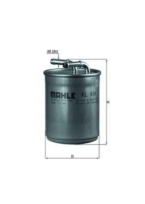 Mahle KL494 Diesel Filter Polo V 09-17 / A1 10-18 / Cordoba 02-09 / Ibiza III-IV / Fabia I 99-08 1.4-1.6 TDI — Fuel Delivery