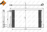 NRF A/C Condenser 35777 - Compatible with A14xer Z12xep for Corsa D & E, Grande Punto — Condensers & Evaporators