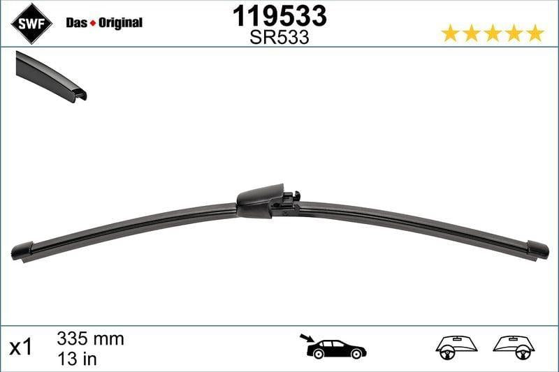 swf 119533 rear wiper blade, 13 inch rear windshield wiper for cars SWF 119533 Rear Wiper Blade - 13 Inch for Car Owners and Enthusiasts SWF 119533 Rear Wiper Blade - 13 Inch wiper-blade, rear-wiper, automotive, car-accessories, car-parts, swf, vehicle-maintenance, visibility, ai-generated, automobile-enthusiasts