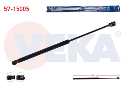 Veka 57-15005 Trunk Gas Strut 459mm / 380N Citroen C2 (Jm) 5 Door 2003-2009 — Support Rods & Struts