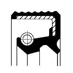 Corteco 82033860 Transmission Seal Golf Jetta Passat Polo Caddy 15x24x7 — Gaskets & Seals