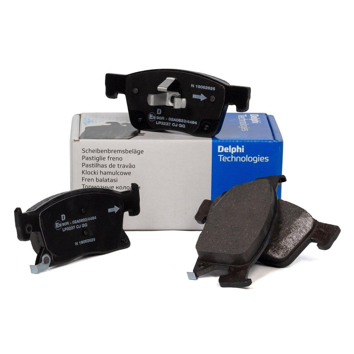 Delphi Front Brake Pads for Opel Astra K 1.0, 1.4 Turbo & 1.6 Diesel